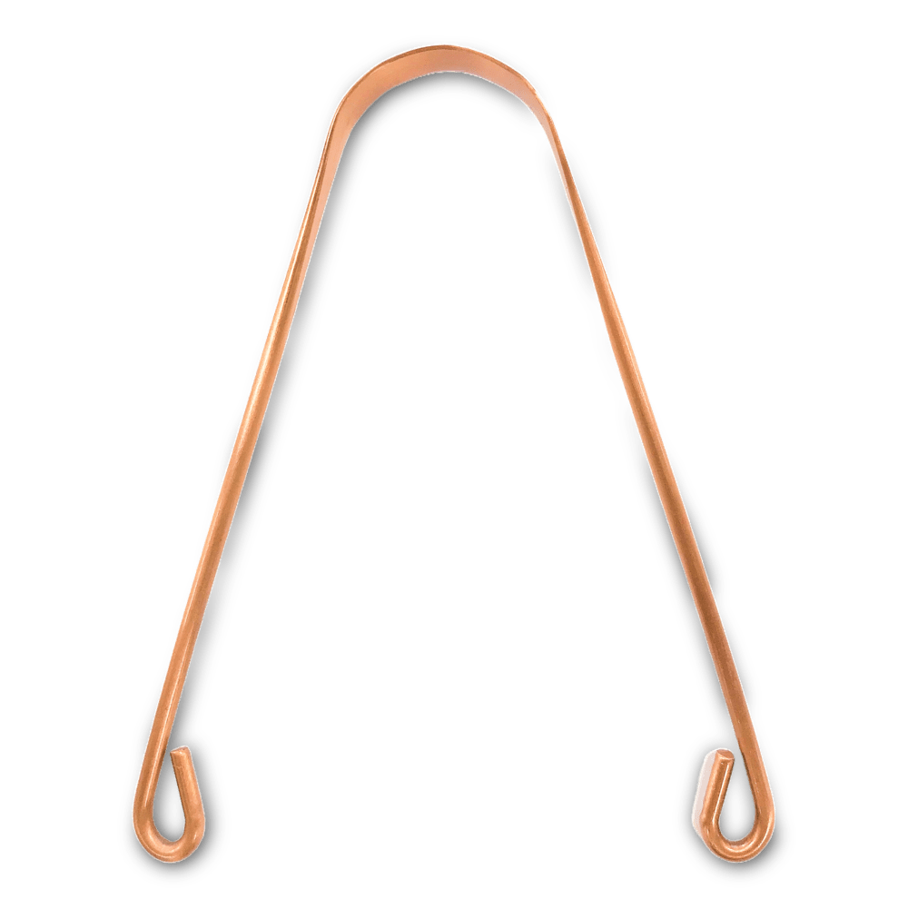 Pure Copper Tongue Scraper (anti-microbial)
