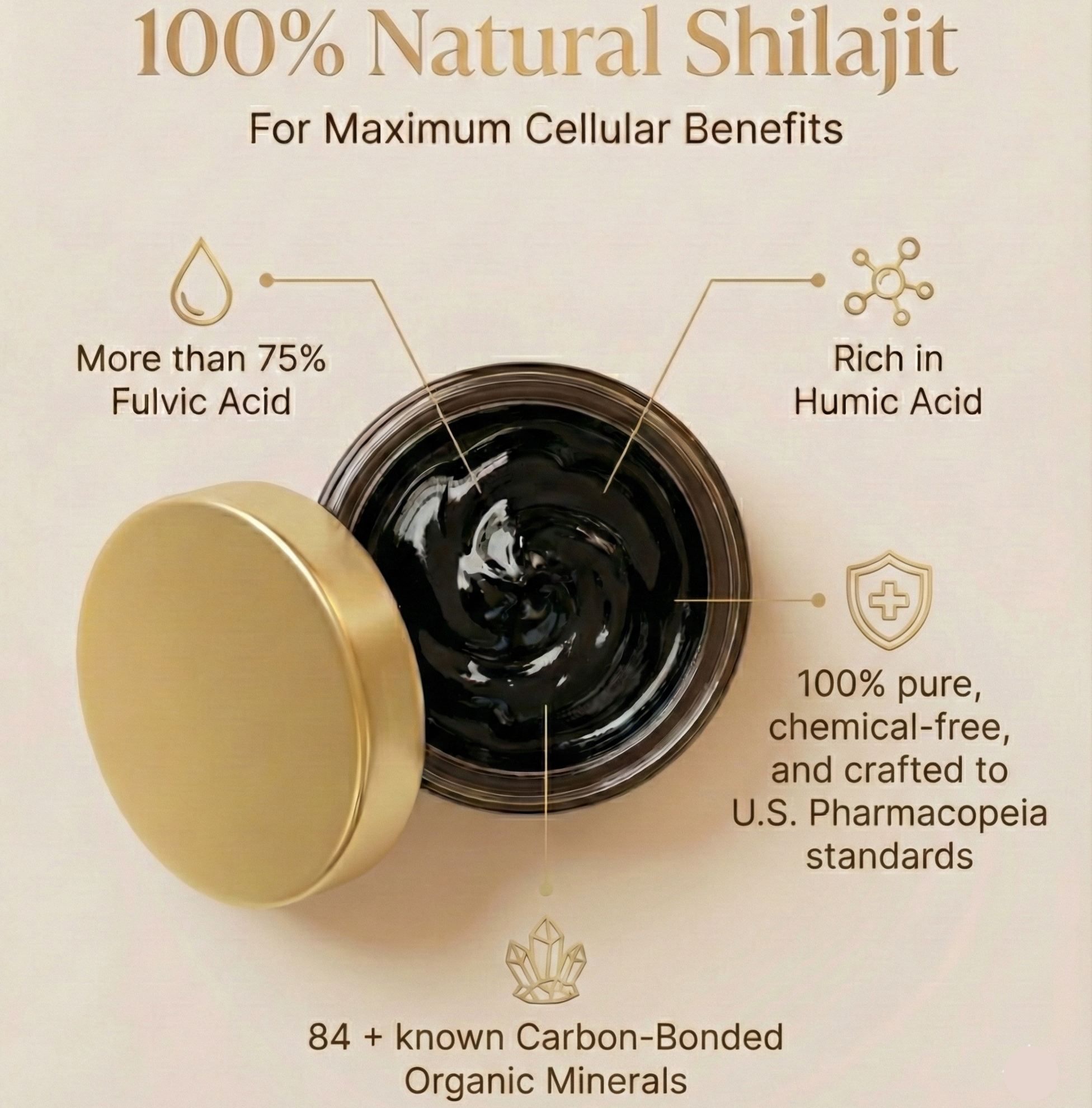 Pure Shilajit Resin - Royal Blend