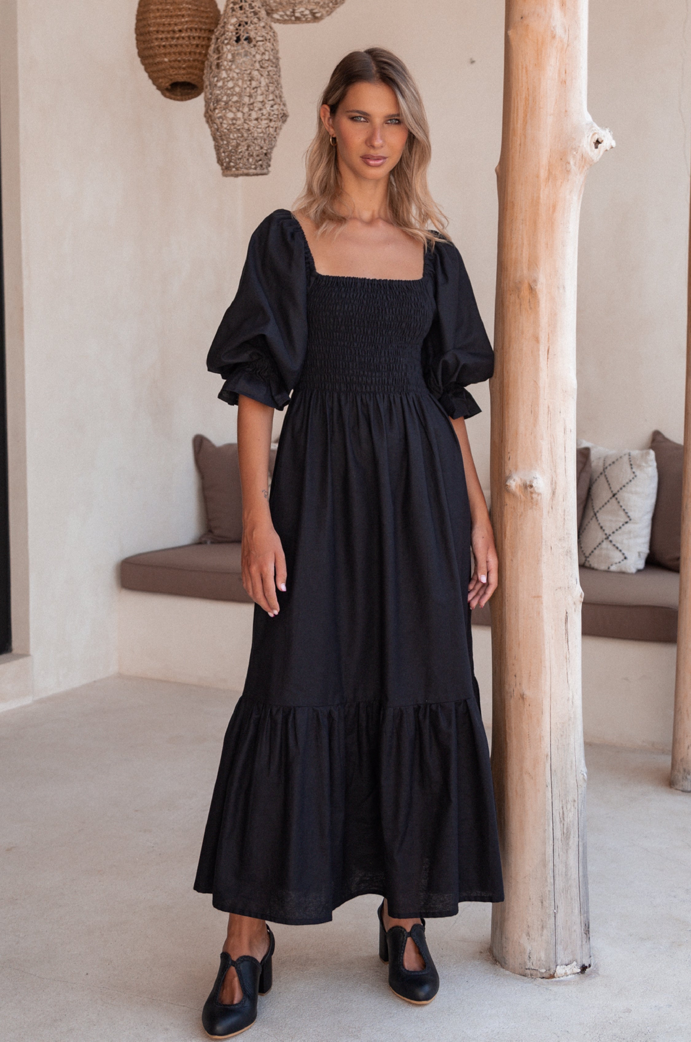 Midi Linen Dress
