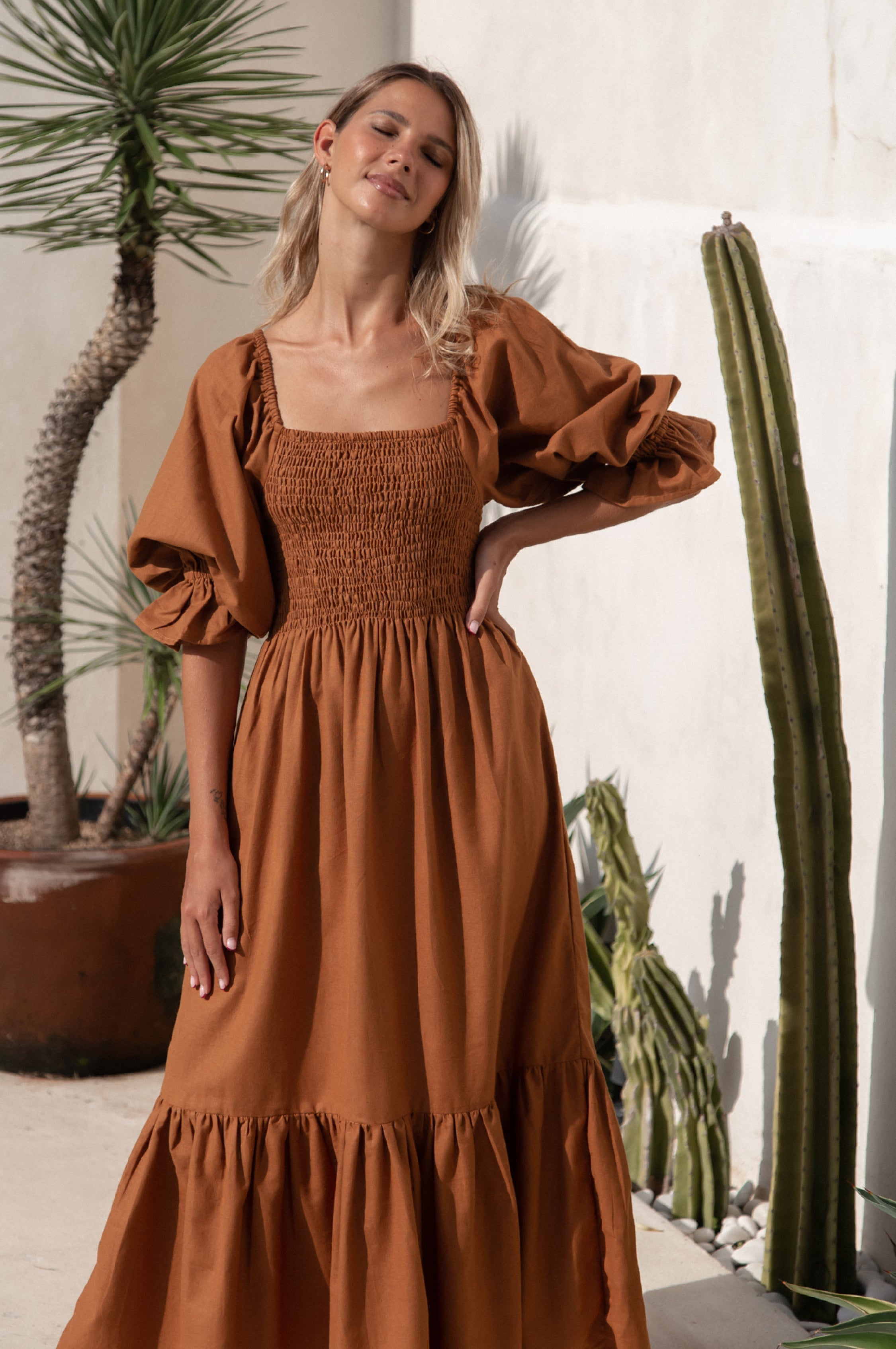 Midi Linen Dress