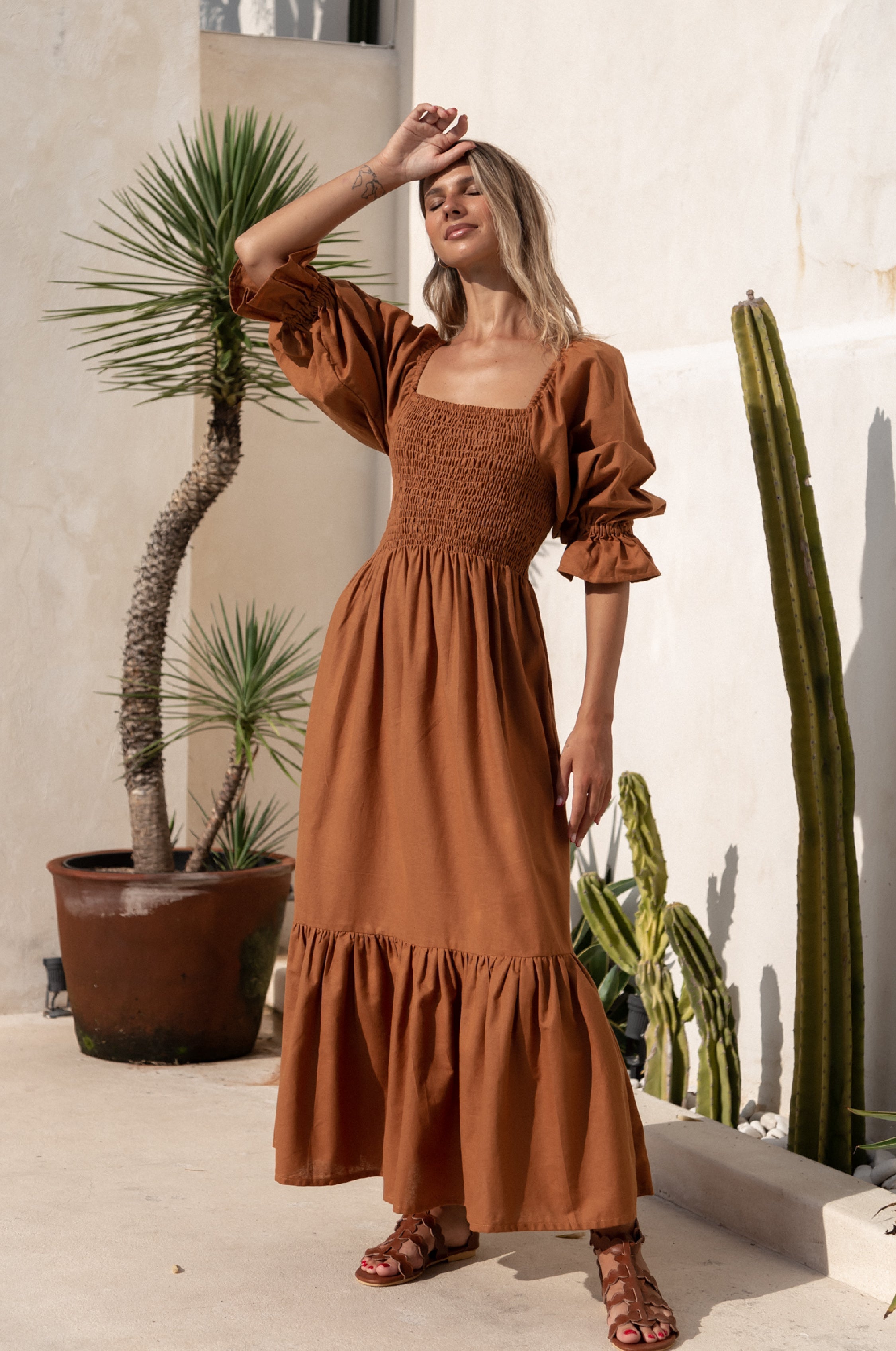 Midi Linen Dress