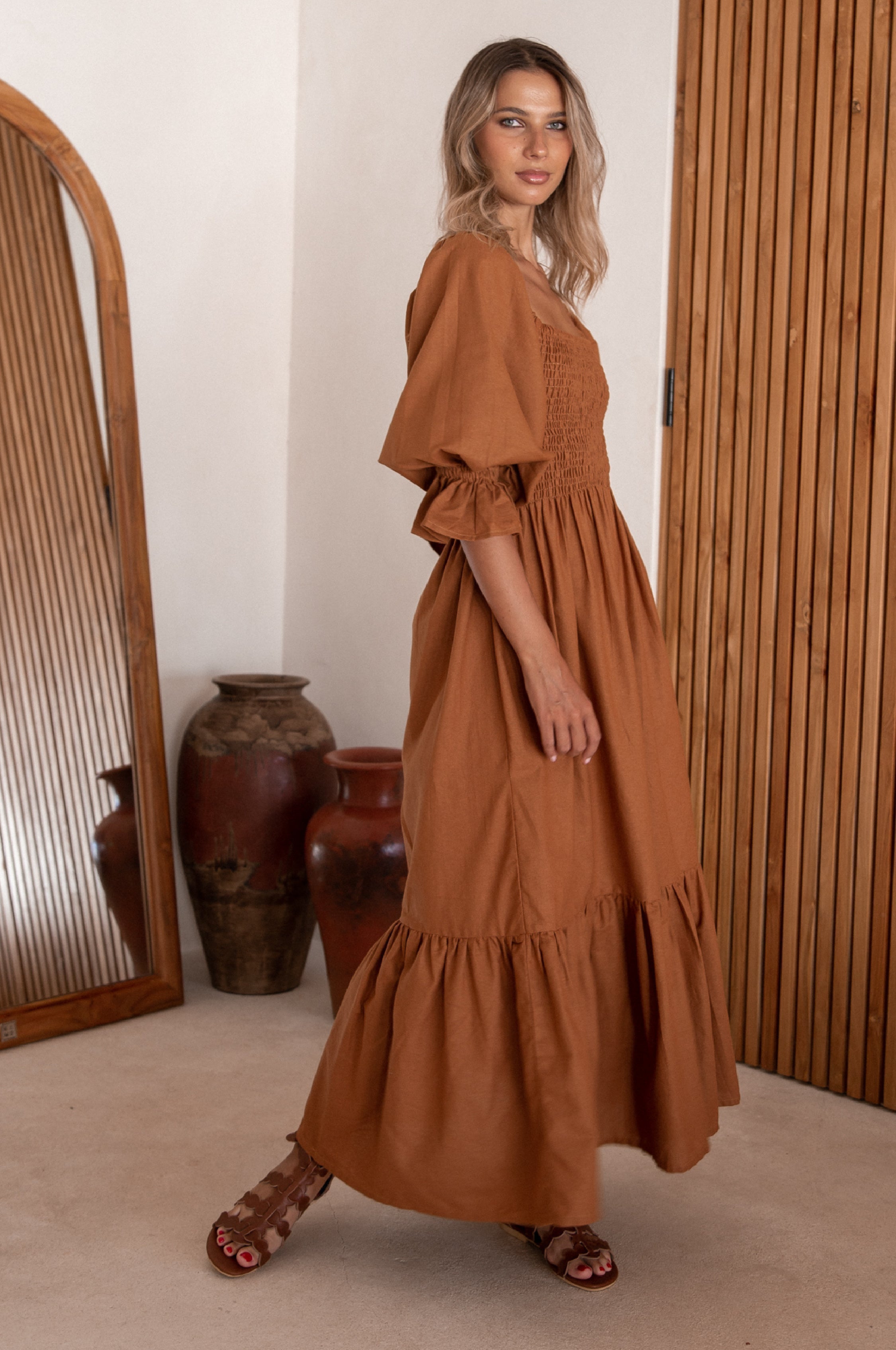 Midi Linen Dress