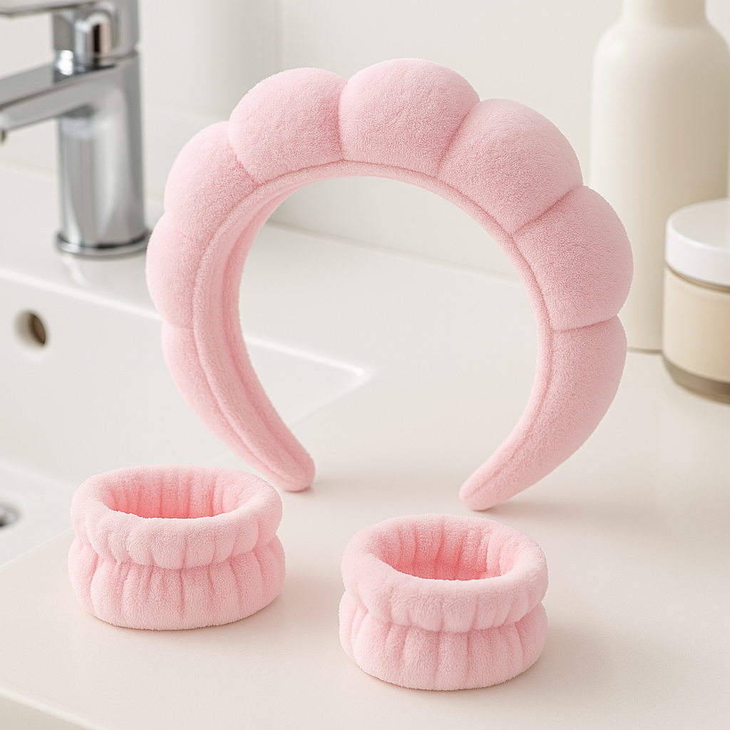 Skincare Headband & Wristbands-4