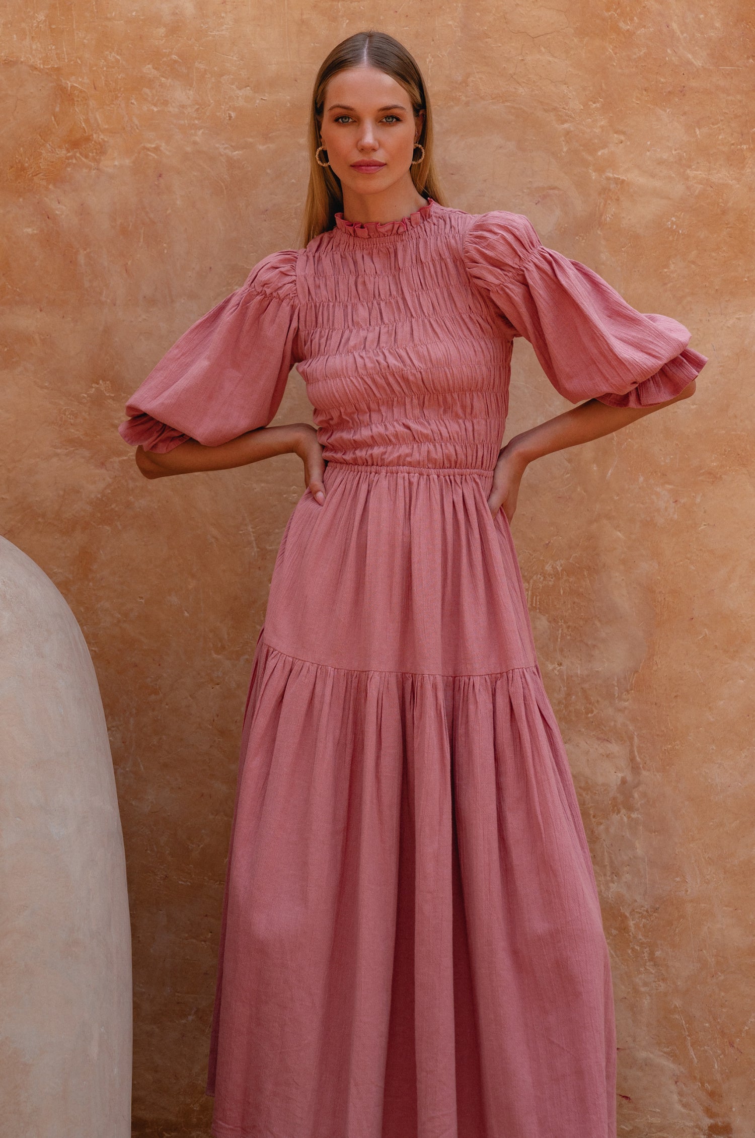 Linen Midi Dress