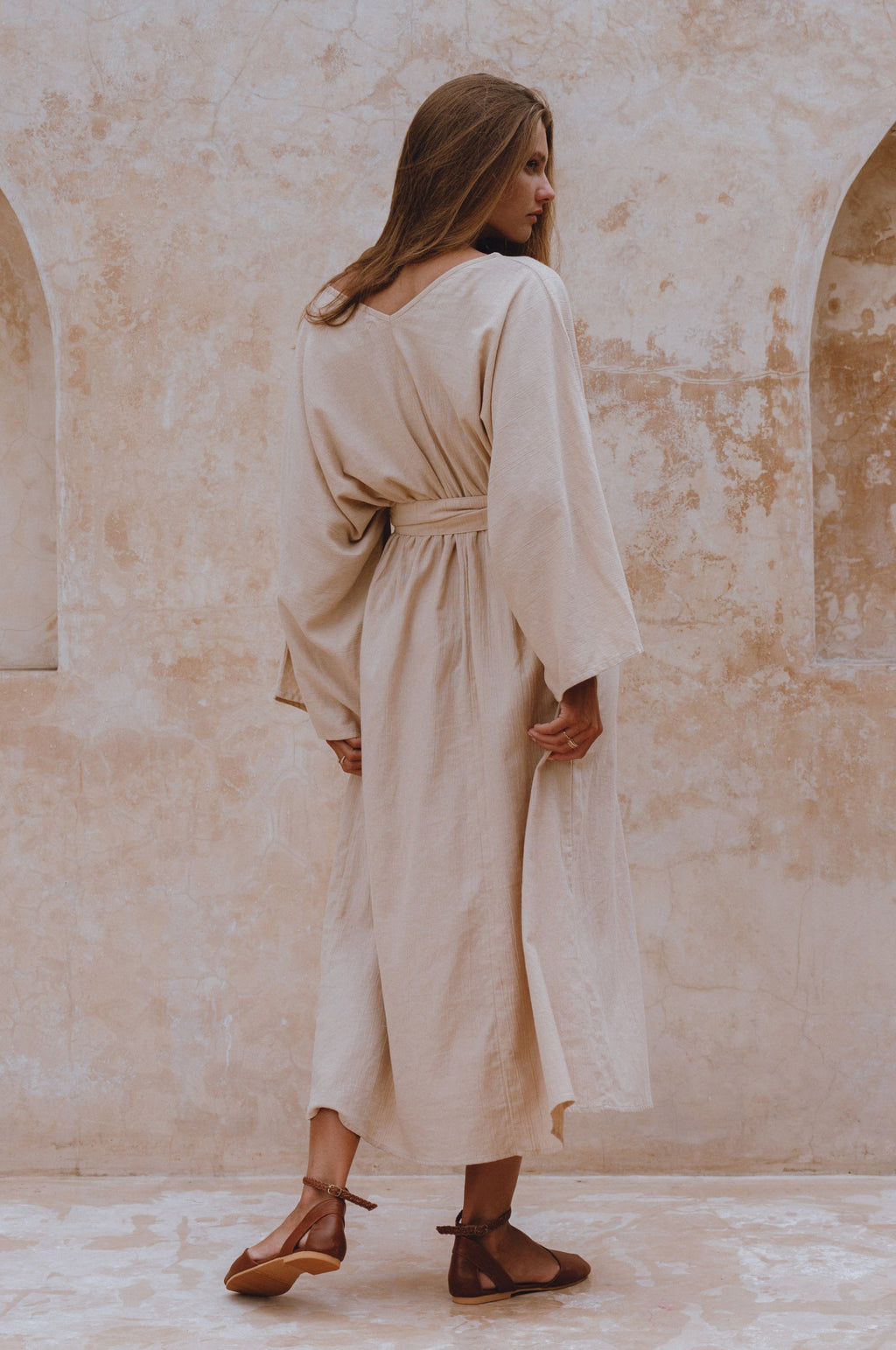 Linen Kimono Dress