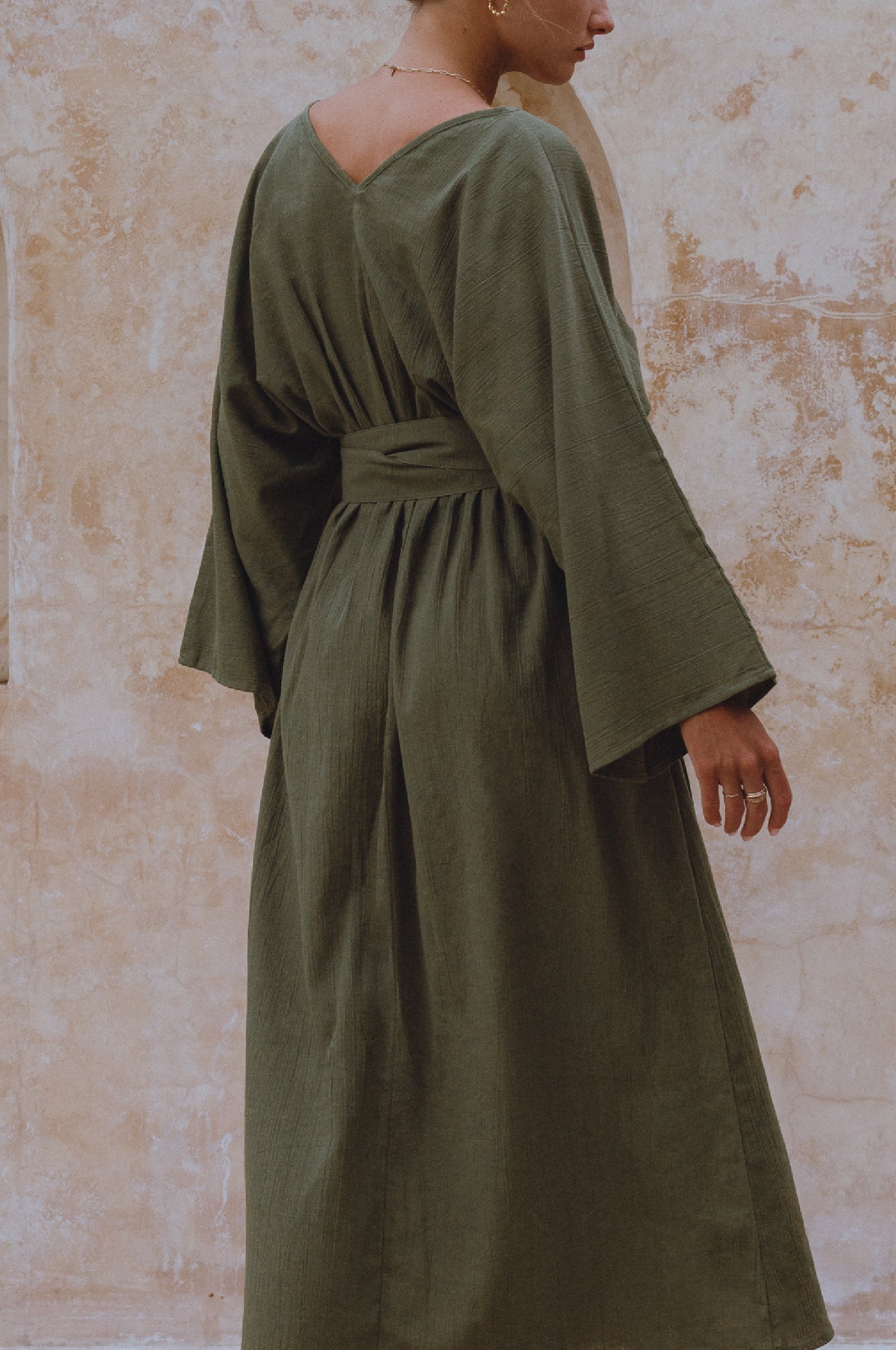 Linen Kimono Dress
