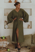 Linen Kimono Dress
