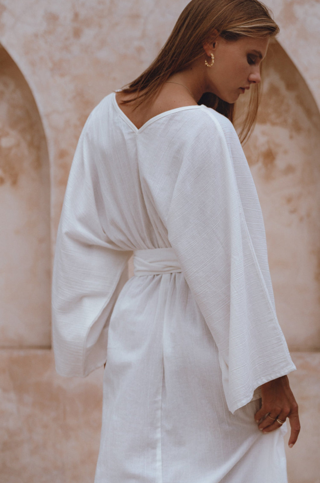 Linen Kimono Dress