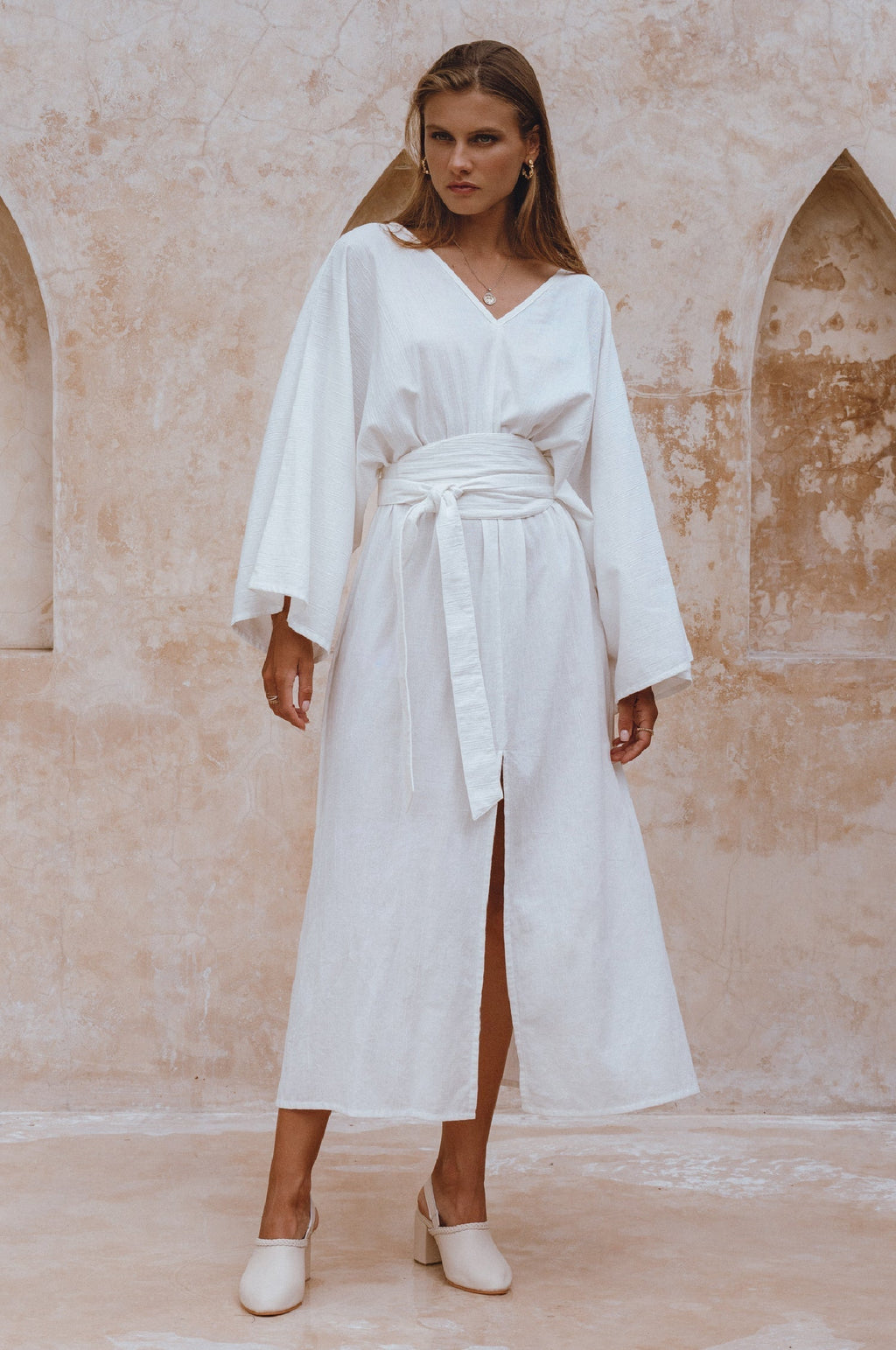 Linen Kimono Dress