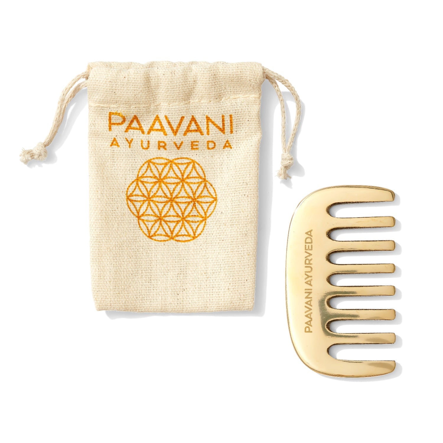 Kansa Comb | Ayurvedic Tool for Hair Growth & Scalp Health-2