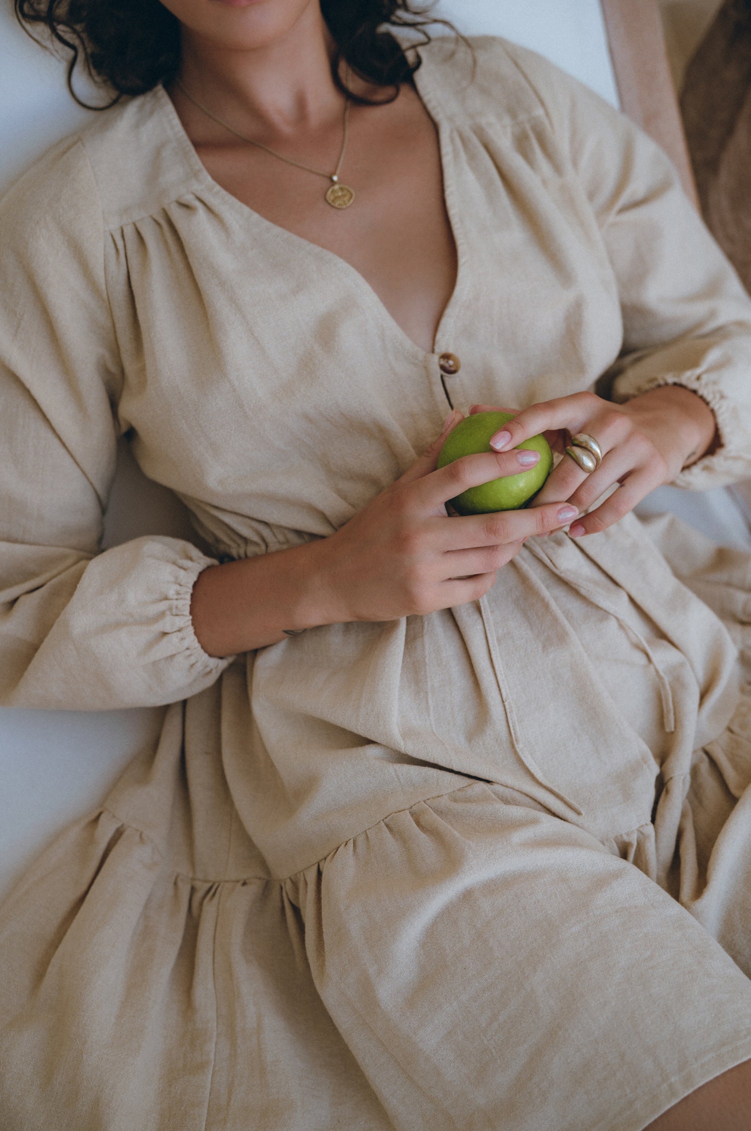 Linen Mini Dress