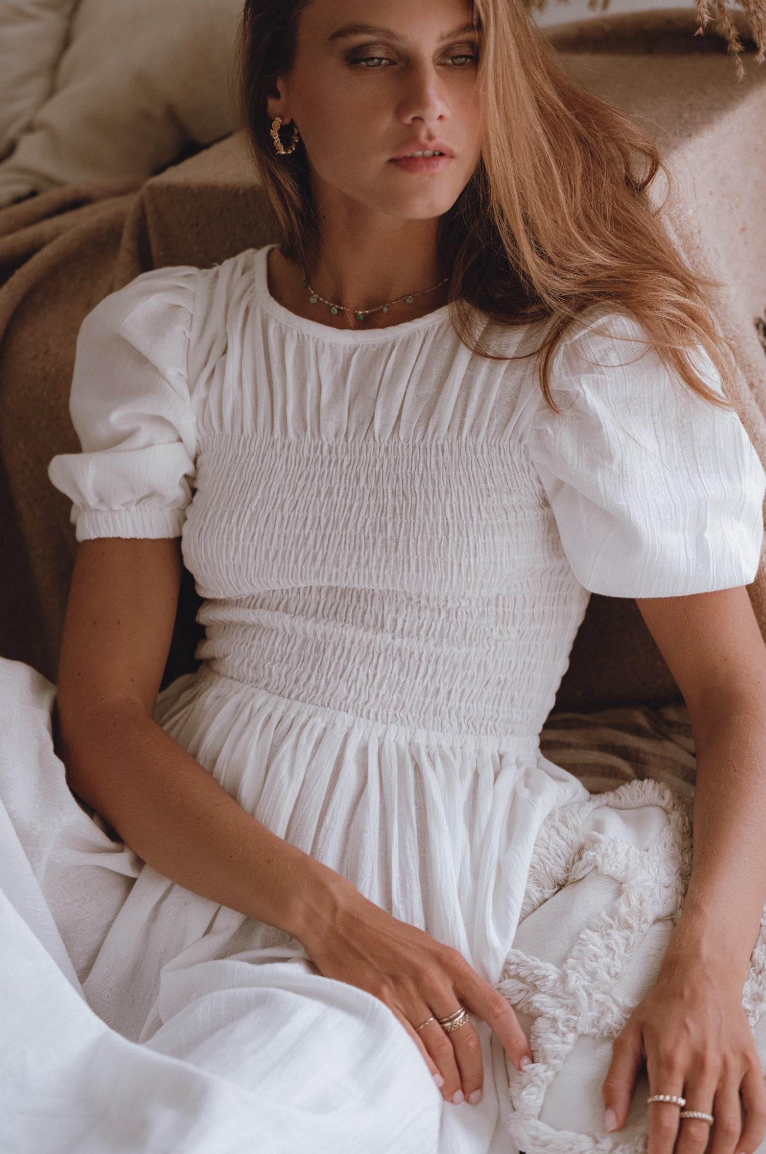 Linen Midi Dress