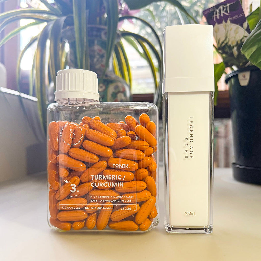 🌿 Soothe & Sparkle Duo Turmeric Capsules + Emulsion Spray, No Inflammation-3