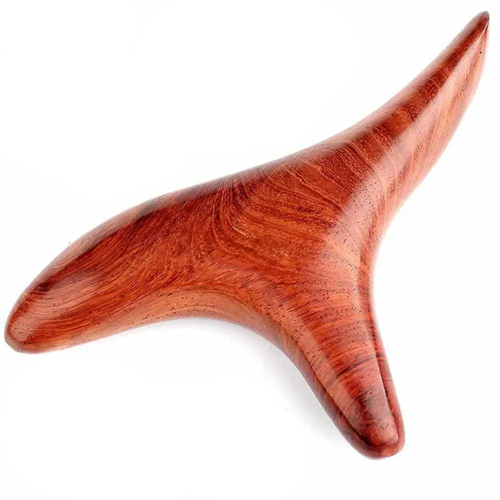 NNEOBA 2Pcs Wood Therapy Gua Sha Massage Tool Brown-0