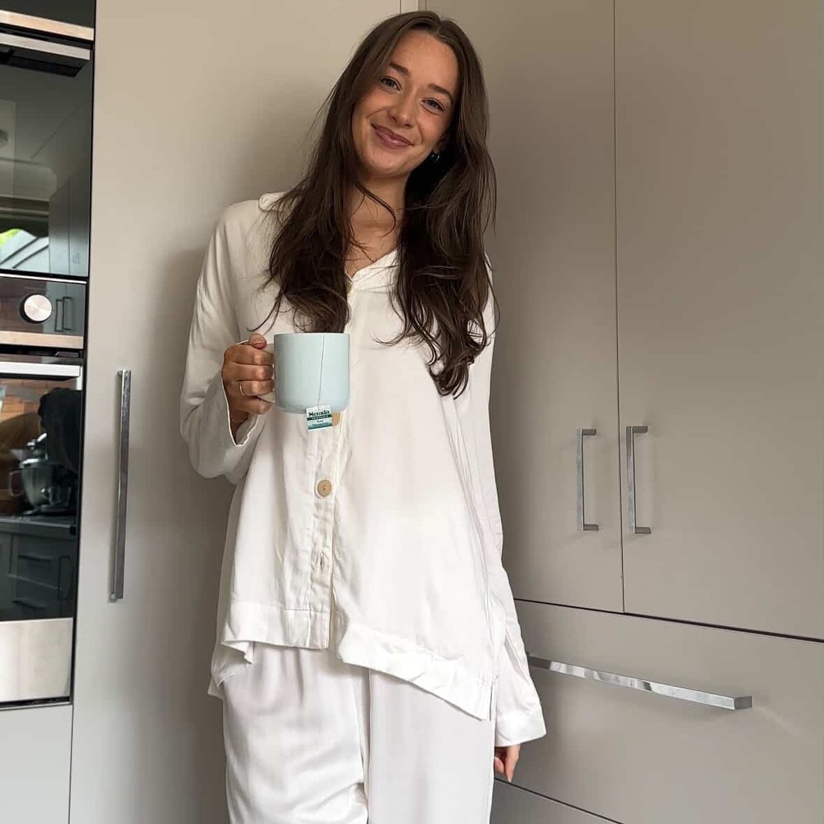 Bamboo Pyjama - Classic PJ Set in White