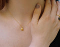 Silver Sea Shell Necklace, Gold-Plated Sterling Silver Pendant, Handmade Jewelry, Gift for Her, Birthday Gift for Women, Minimalist Jewelry-0